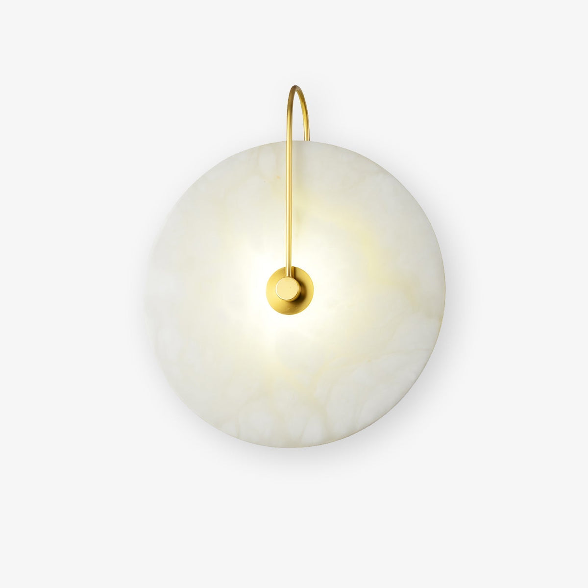 Kristy Alabaster LED Wandlamp Rond Iconisch Circulair