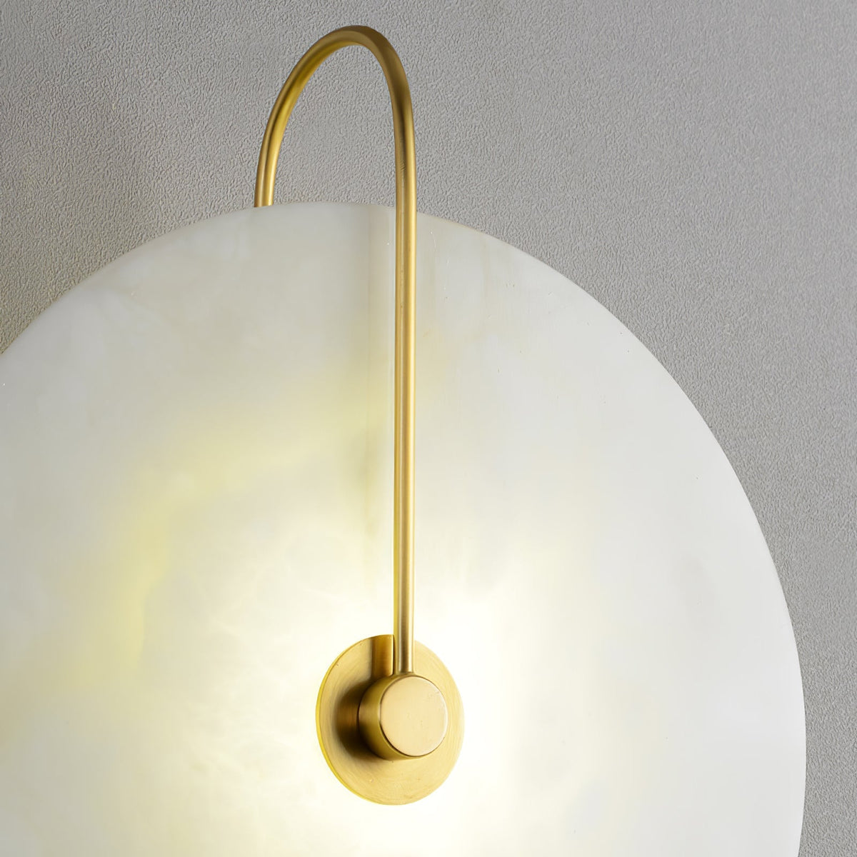 Kristy Alabaster LED Wandlamp Rond Iconisch Circulair
