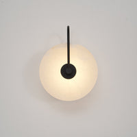 Elaris Wandlamp Globe in Alabaster