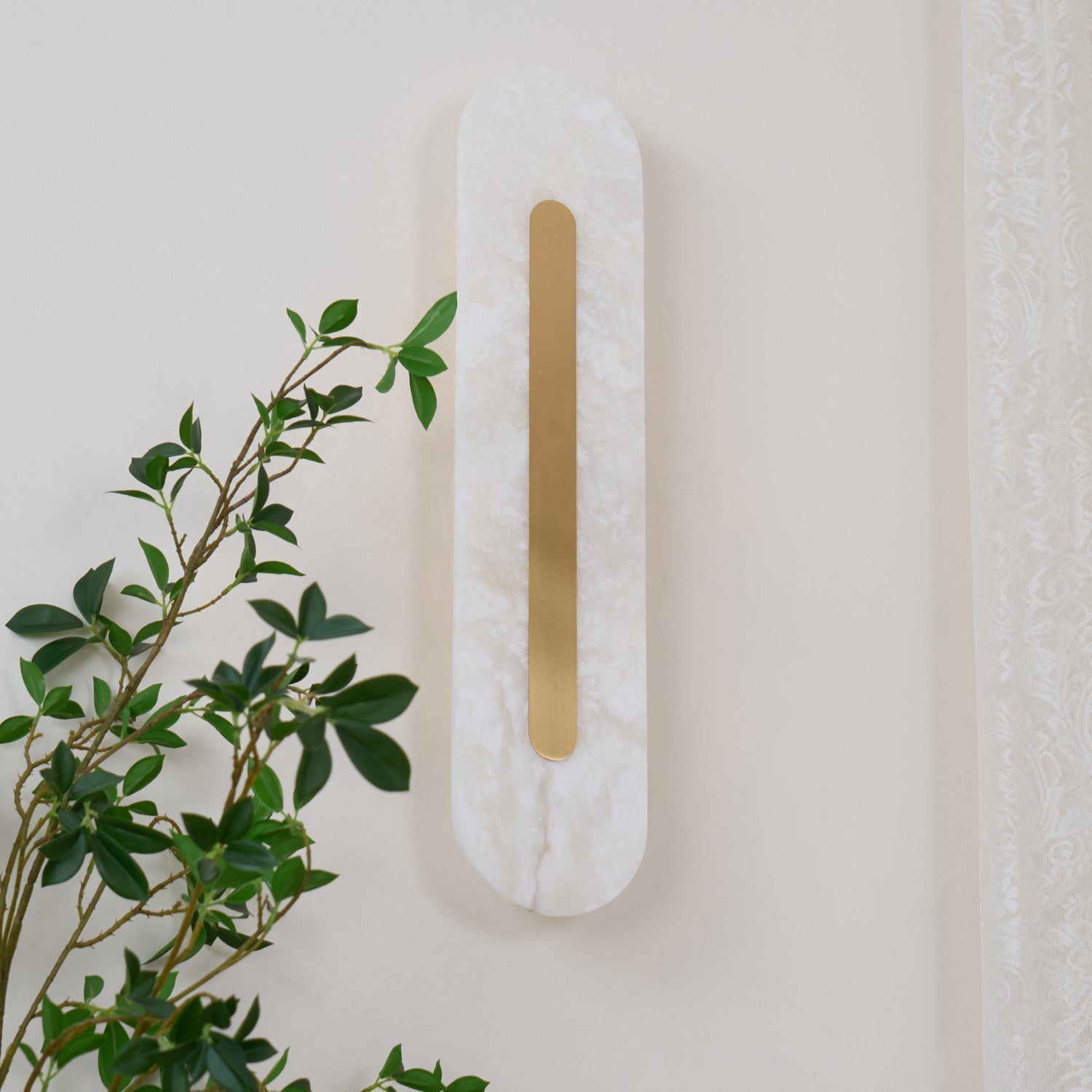 Selvia Wandlamp van Albast