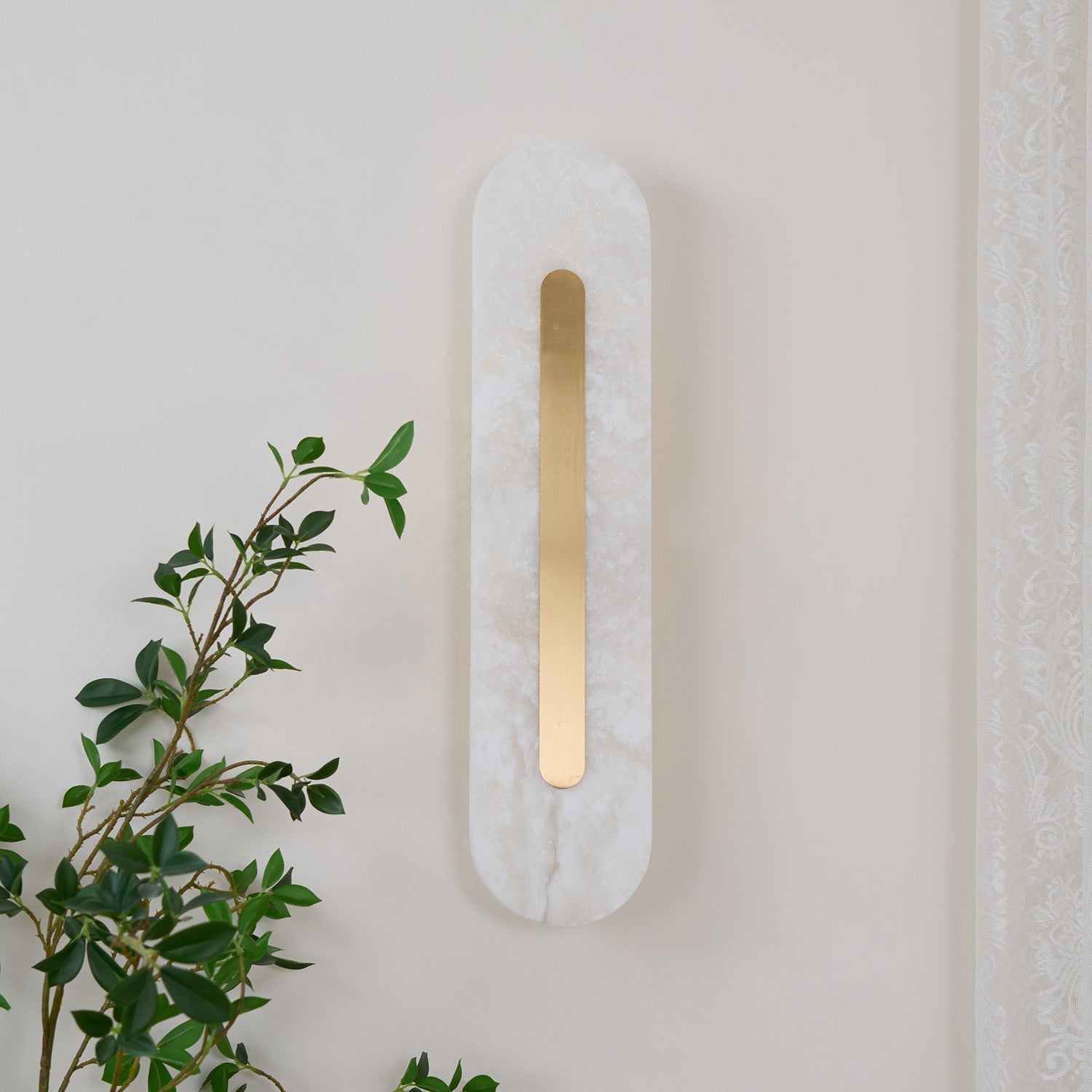 Selvia Wandlamp van Albast