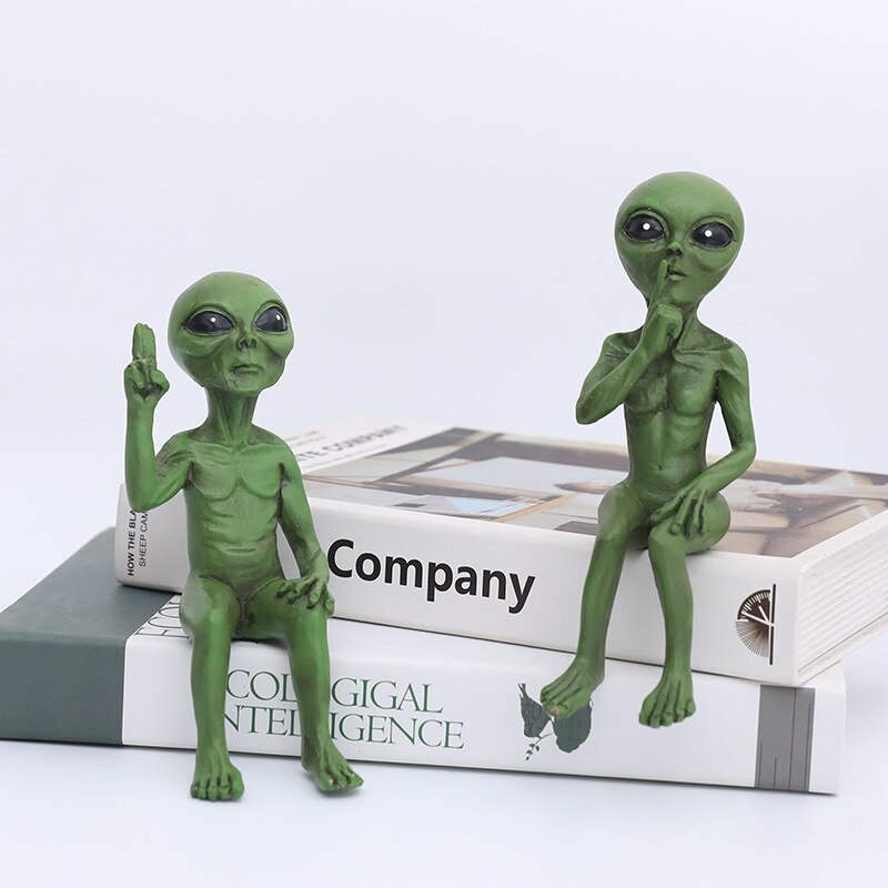 Alien Standbeeld van Hars voor Tuin & Buitengebied