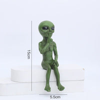 Alien Standbeeld van Hars voor Tuin & Buitengebied