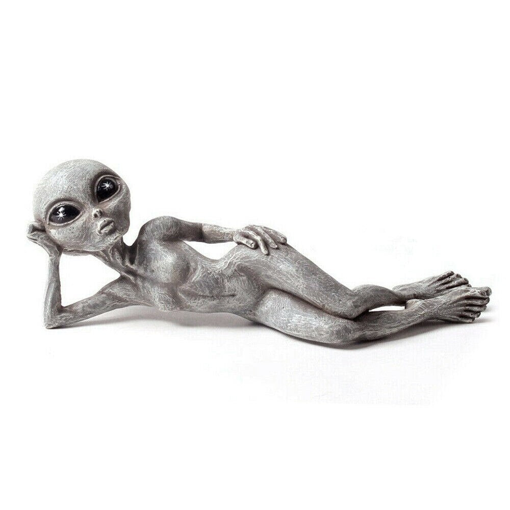 Alien Standbeeld van Hars voor Tuin & Buitengebied