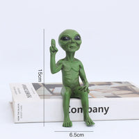 Alien Standbeeld van Hars voor Tuin & Buitengebied