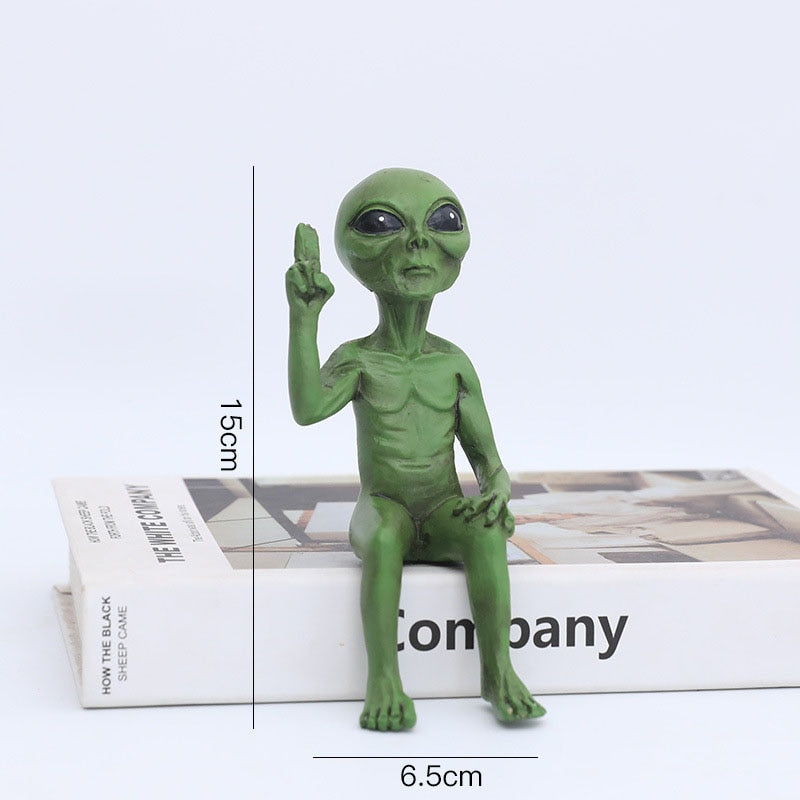 Alien Standbeeld van Hars voor Tuin & Buitengebied