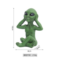Alien Standbeeld van Hars voor Tuin & Buitengebied