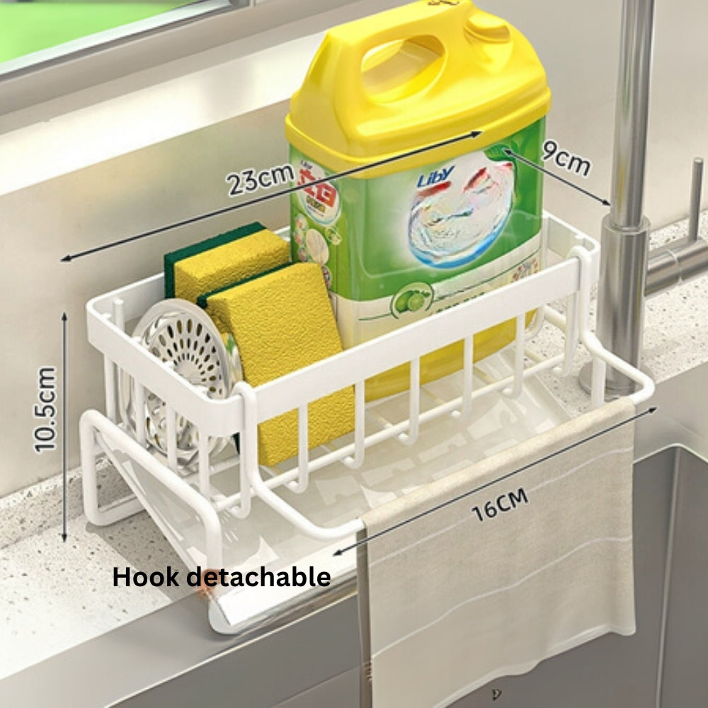 All-in-One Spons Zeep Doek Zelfafvoerende Rek