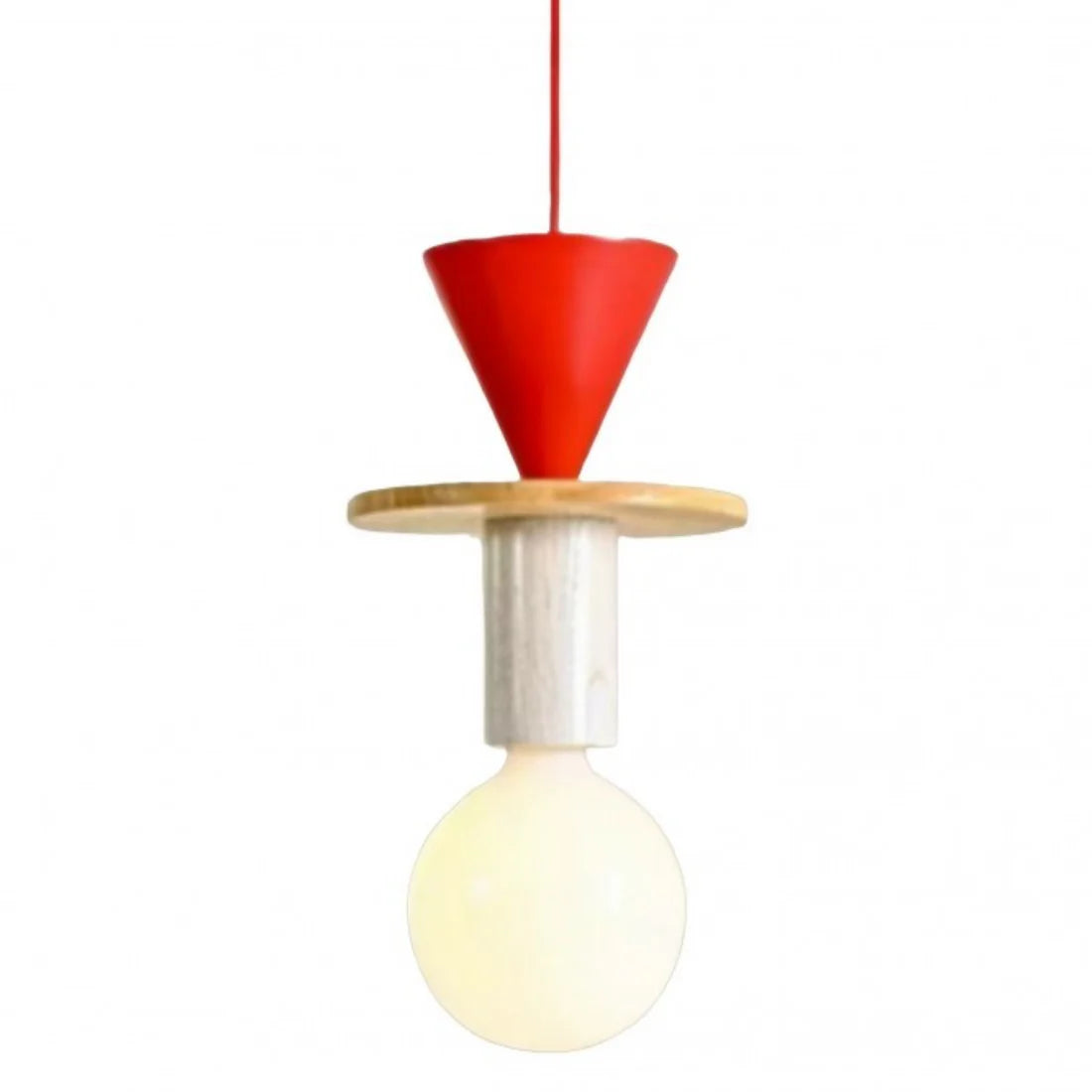 Alvar Multicolor Geometrische Houten Hanglamp
