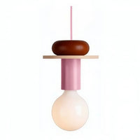 Alvar Multicolor Geometrische Houten Hanglamp