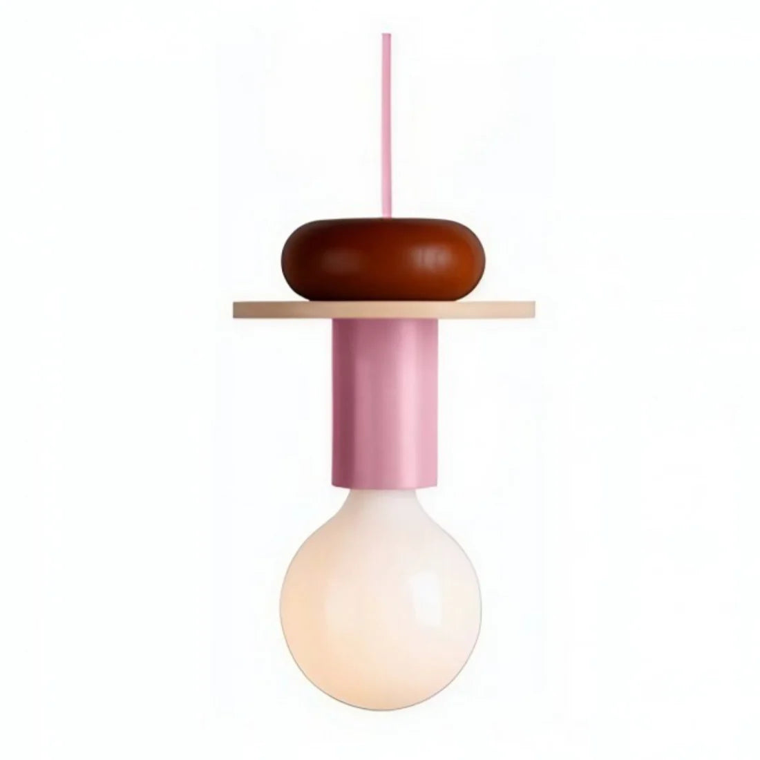 Alvar Multicolor Geometrische Houten Hanglamp