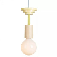Alvar Multicolor Geometrische Houten Hanglamp
