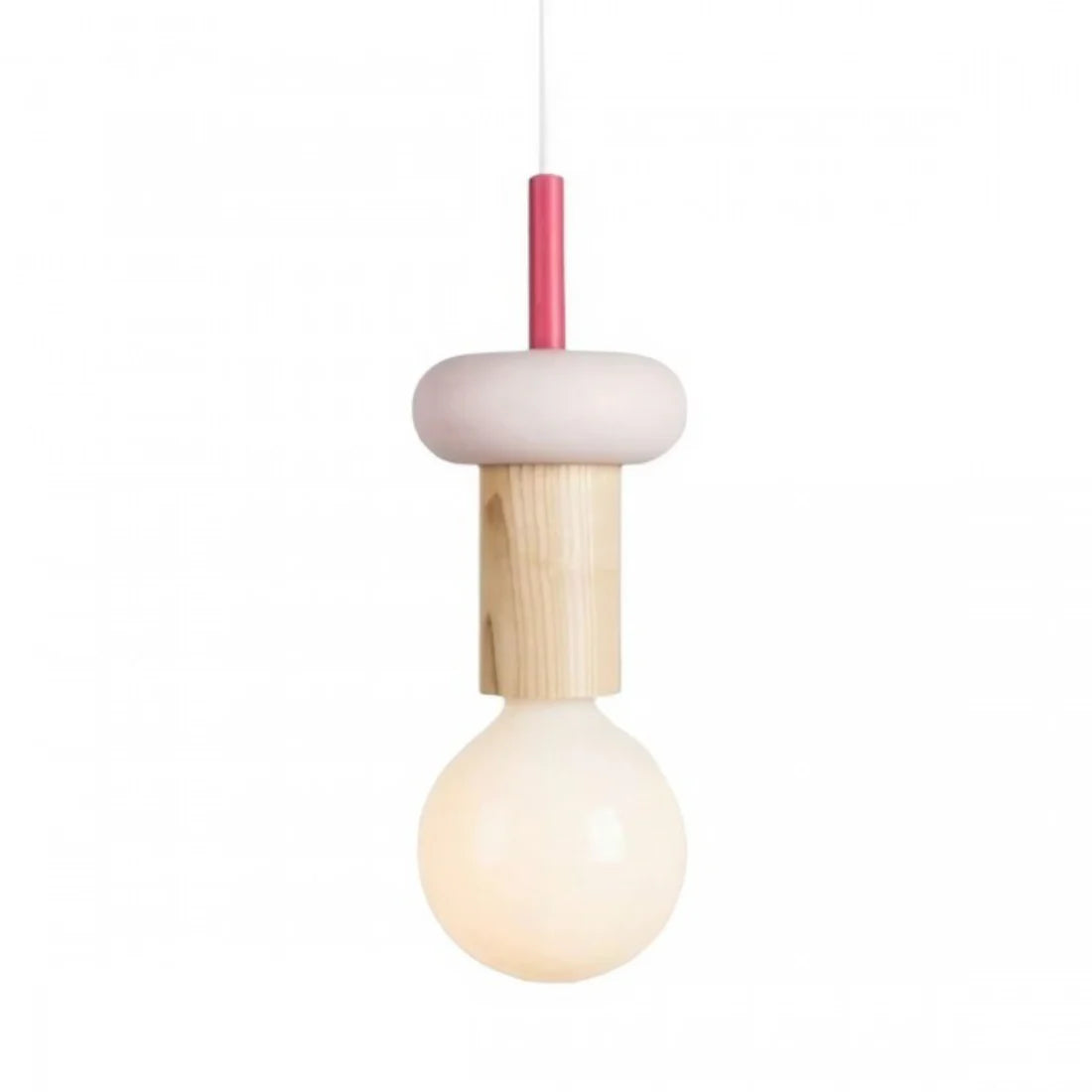 Alvar Multicolor Geometrische Houten Hanglamp
