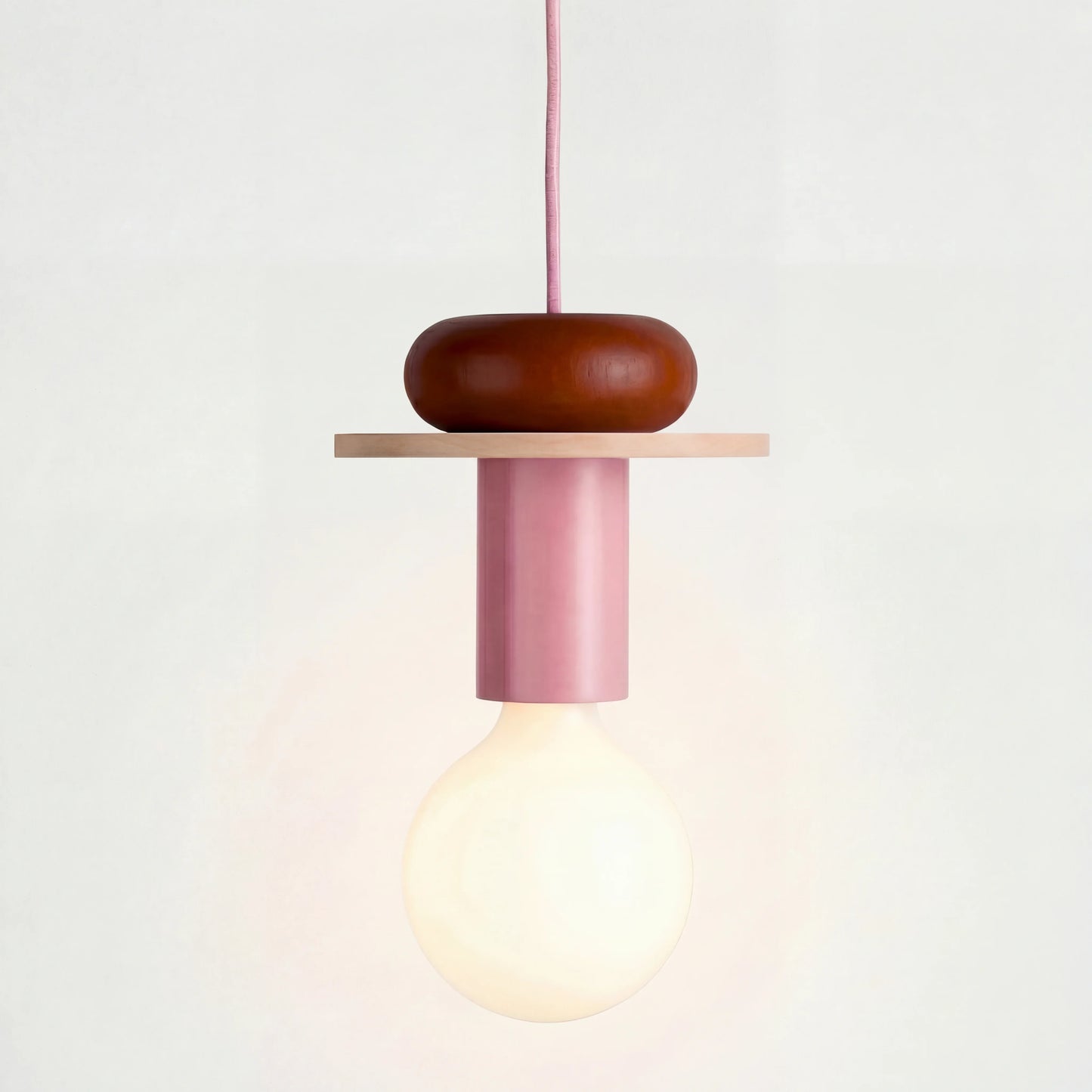 Alvar Multicolor Geometrische Houten Hanglamp