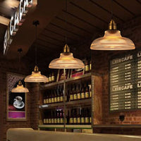 Umai Industrie LED Hanglamp Helder/Amber Slaapkamer/Restaurant