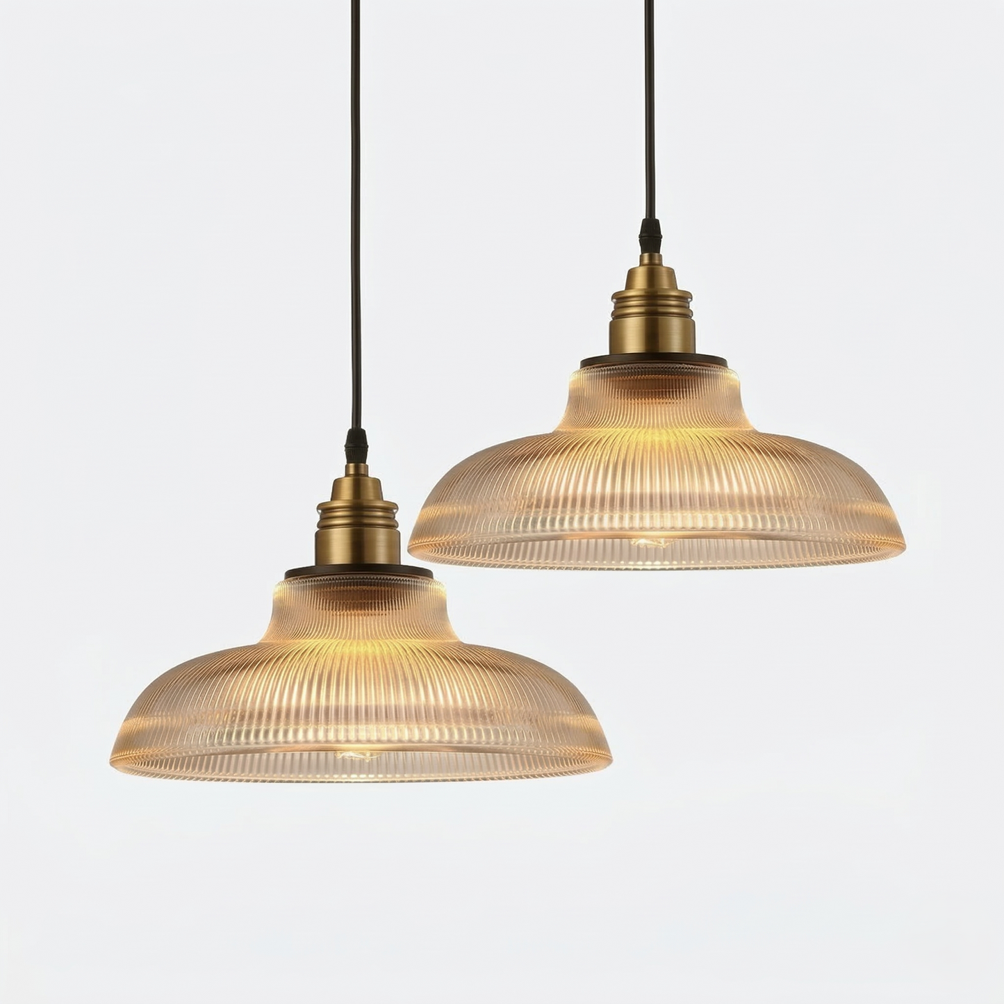 Aureli – Glazen Hanglamp met Warm Licht voor Eettafel & Woonkamer