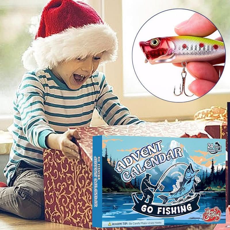 FISHMAS – 24-dagen kerst 2025-telling visserij-tackle-kalender