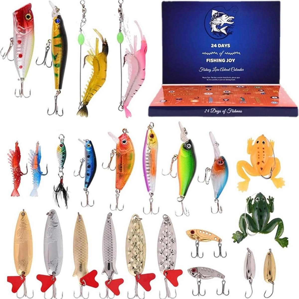 FISHMAS – 24-dagen kerst 2025-telling visserij-tackle-kalender