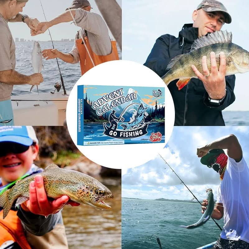 FISHMAS – 24-dagen kerst 2025-telling visserij-tackle-kalender