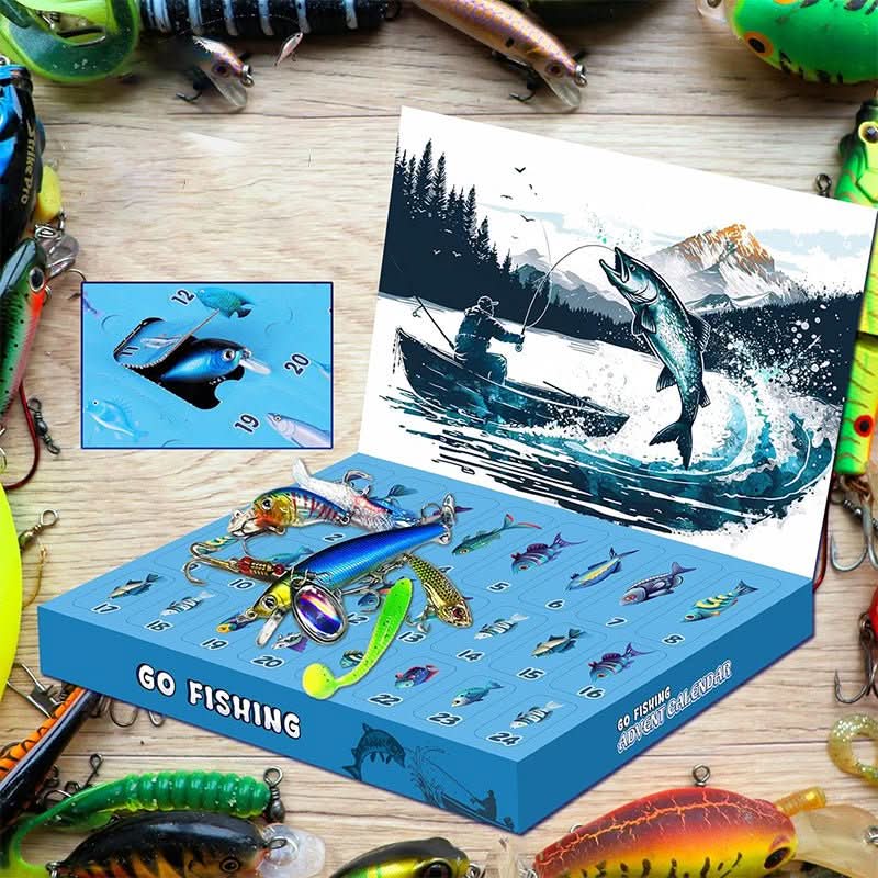 FISHMAS – 24-dagen kerst 2025-telling visserij-tackle-kalender
