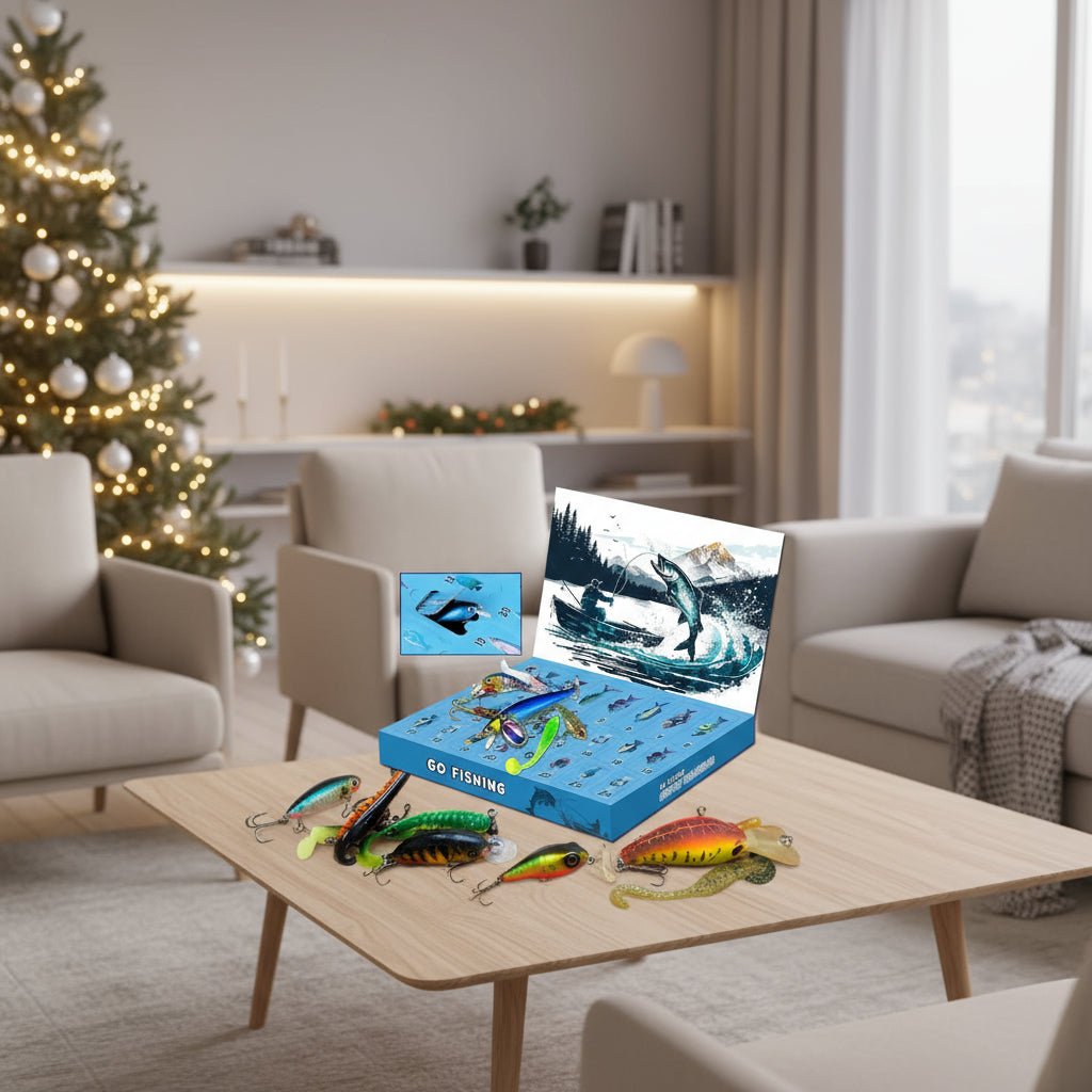FISHMAS – 24-dagen kerst 2025-telling visserij-tackle-kalender