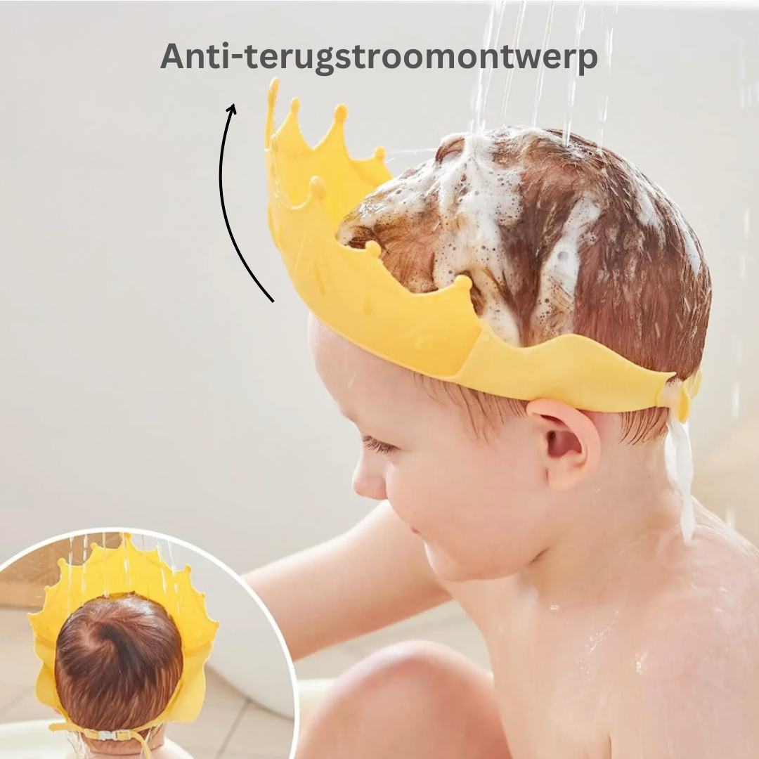 BathBliss | Dit badvizier beschermt je kind tegen de prik van shampoo en badwater