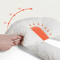 Ergonomisch Baby Knuffelkussen – Antibacterieel Slaapkussen voor Veilige Baby Slaap