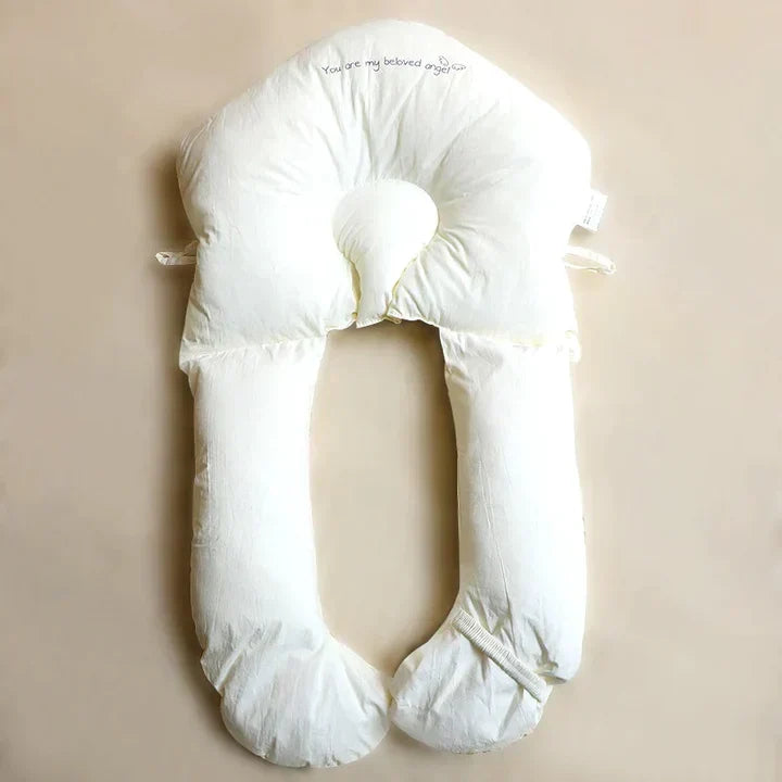 Ergonomisch Baby Knuffelkussen – Antibacterieel Slaapkussen voor Veilige Baby Slaap