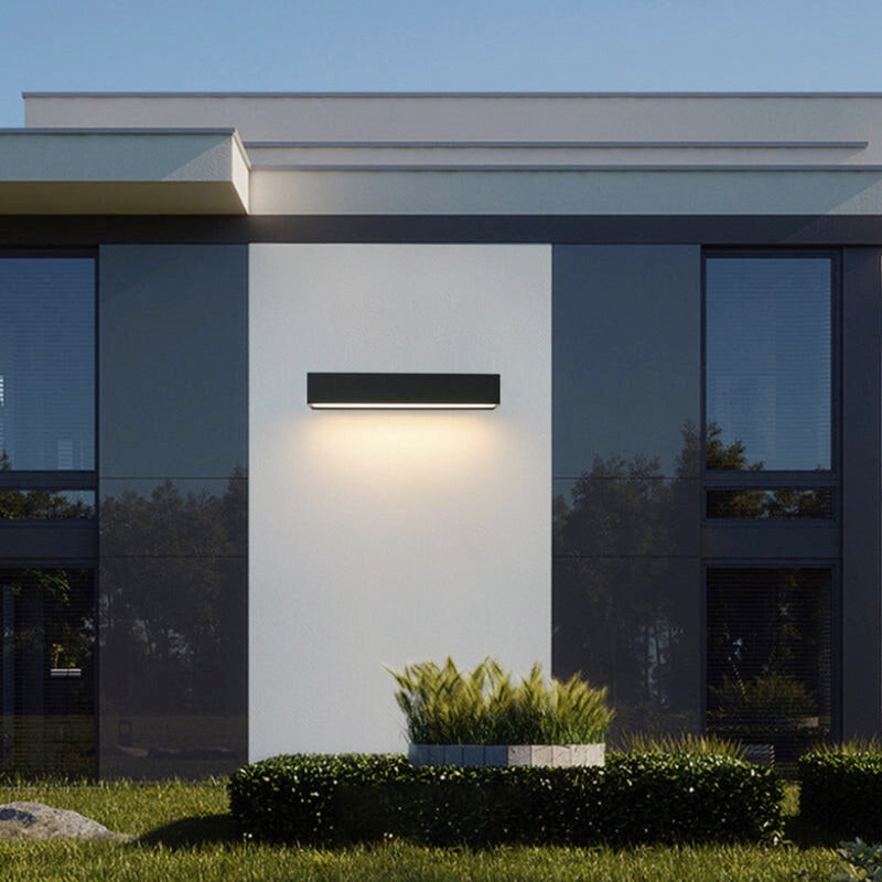 Zonne-energie Buitenwandlamp LED – Minimalistische Wandlamp met IP65