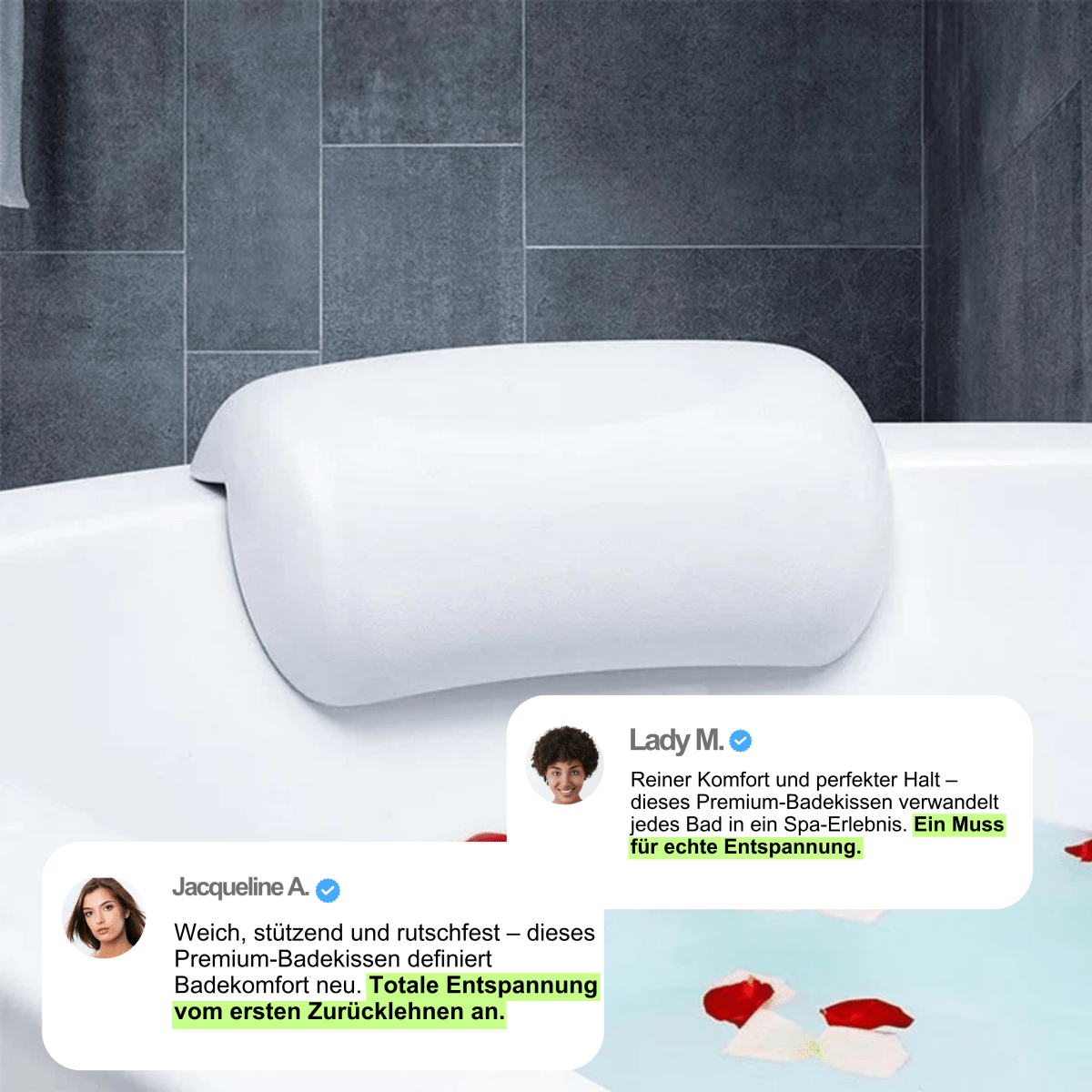 LUXESOAK – Premium Badkussen