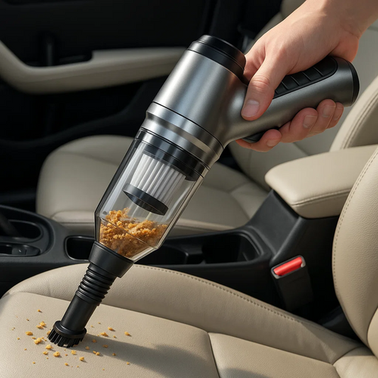 AquaJet | Krachtige Draadloze Handstofzuiger voor Auto met USB-C Oplading
