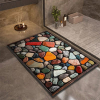 Badmat – Extreem snel drogend, antislip & elegante natuursteenlook