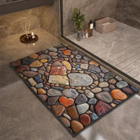 Badmat – Extreem snel drogend, antislip & elegante natuursteenlook