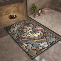 Badmat – Extreem snel drogend, antislip & elegante natuursteenlook