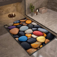 Badmat – Extreem snel drogend, antislip & elegante natuursteenlook
