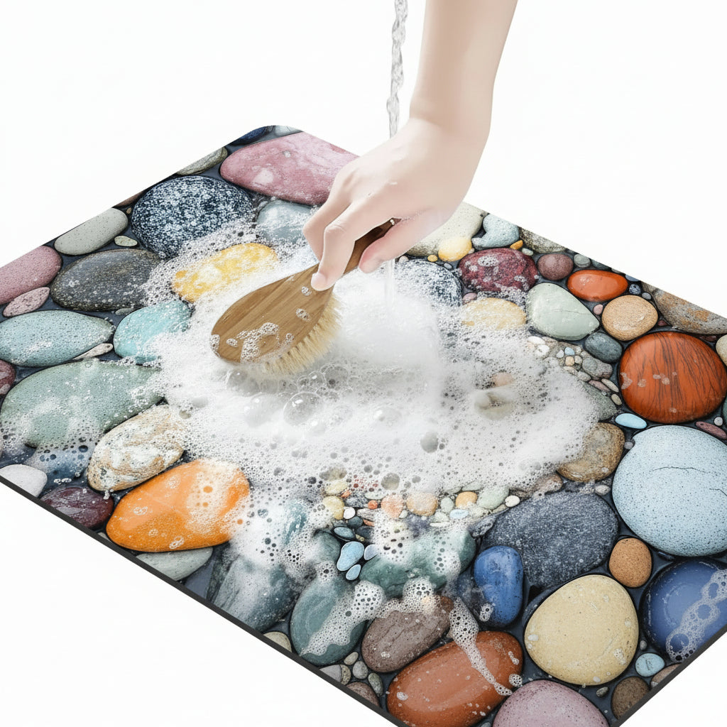 AQUASOFT BADMAT – Kieselgur-badmat voor veiligheid en comfort