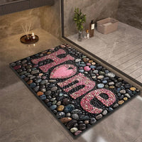 Badmat – Extreem snel drogend, antislip & elegante natuursteenlook