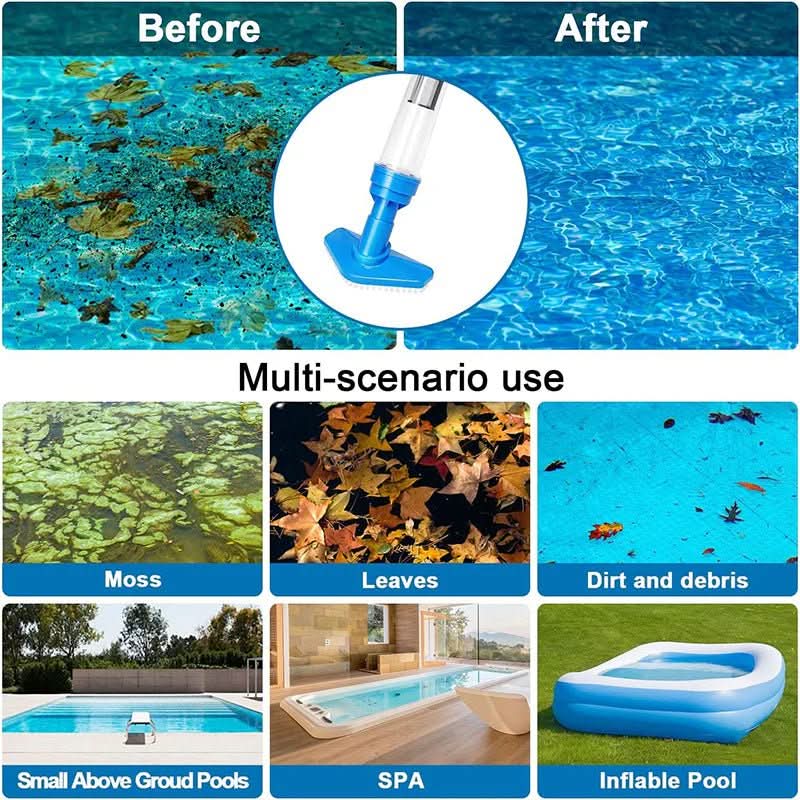 PoolMate™ | Accu Poolreiniger – draadloos, telescopisch & krachtig