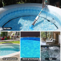 PoolMate™ | Accu Poolreiniger – draadloos, telescopisch & krachtig