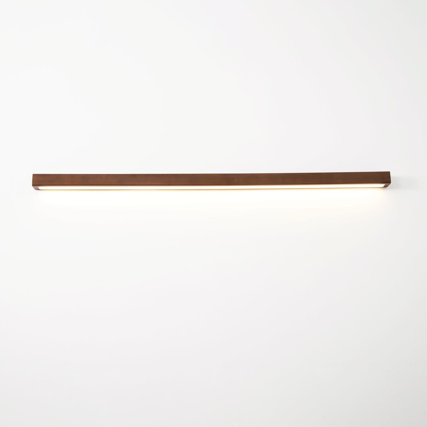 Lustra Wandlamp Lineair Hout en LED Minimalistisch Design