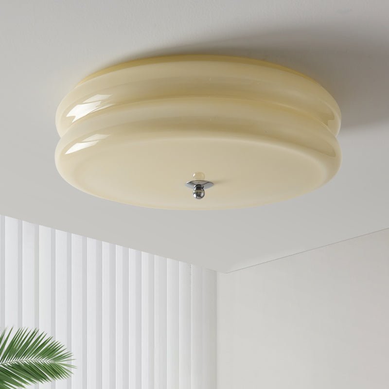 Lustra Plafondlamp Art Déco Vintage Glas
