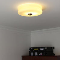 Lustra Plafondlamp Art Déco Vintage Glas