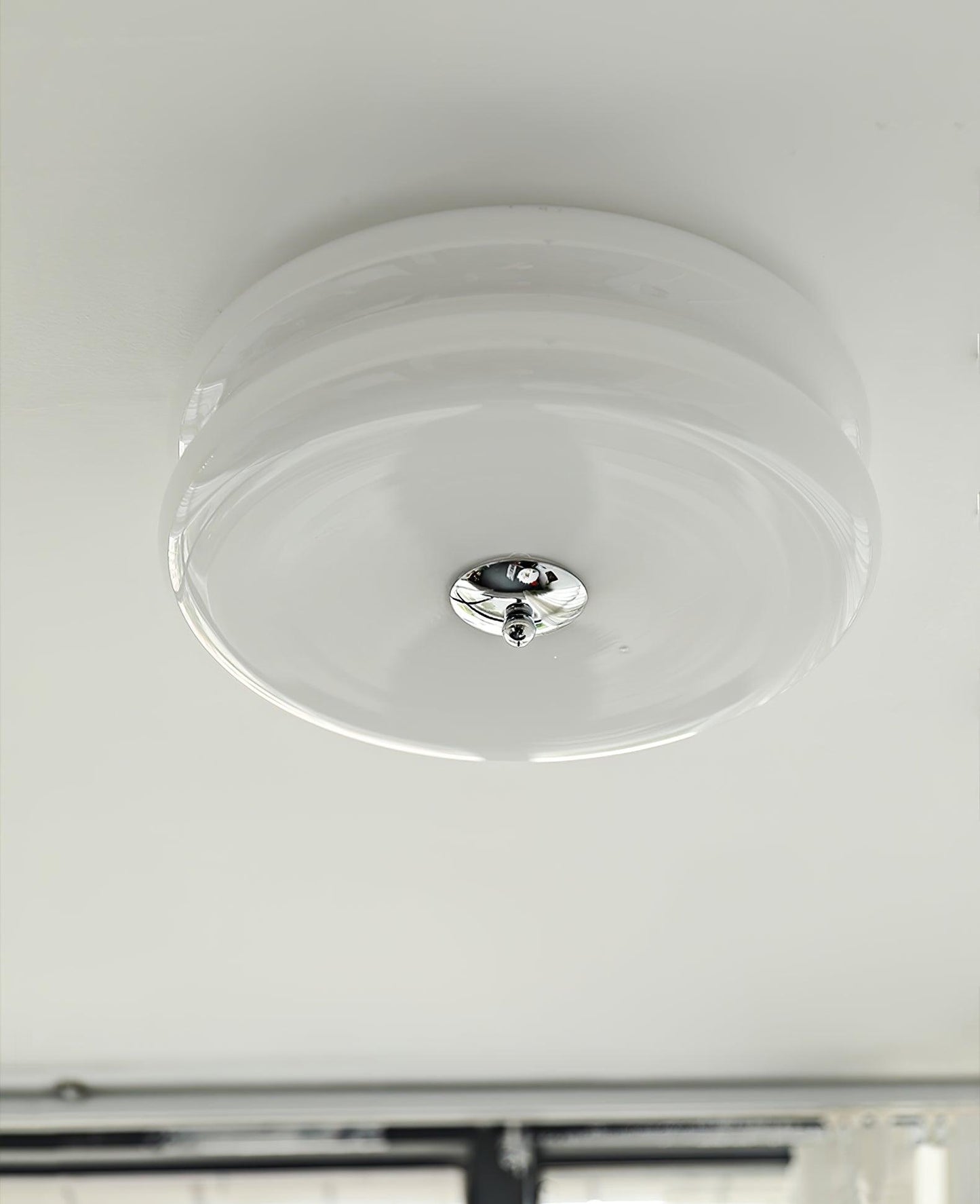 Lustra Plafondlamp Art Déco Vintage Glas