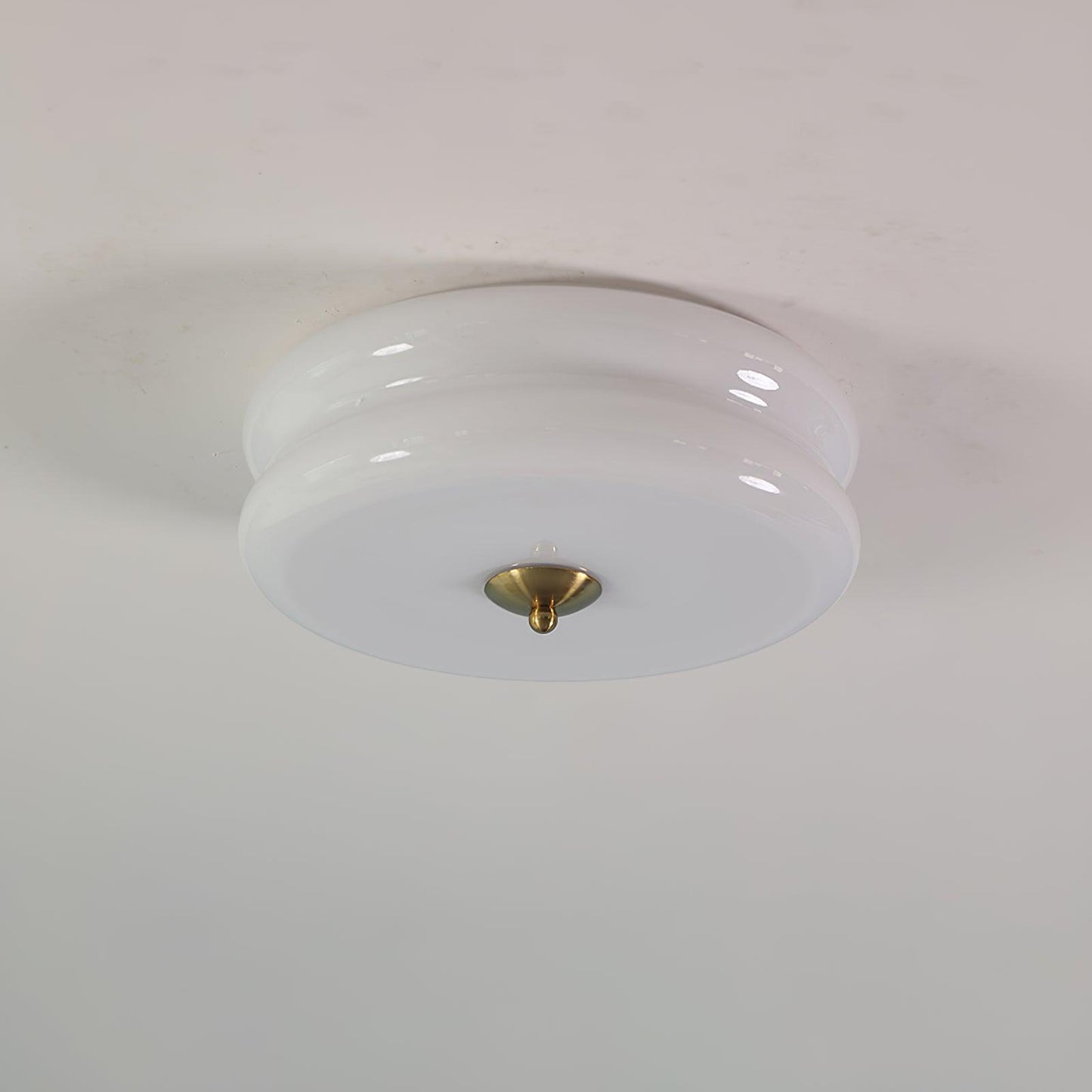 Lustra Plafondlamp Art Déco Vintage Glas