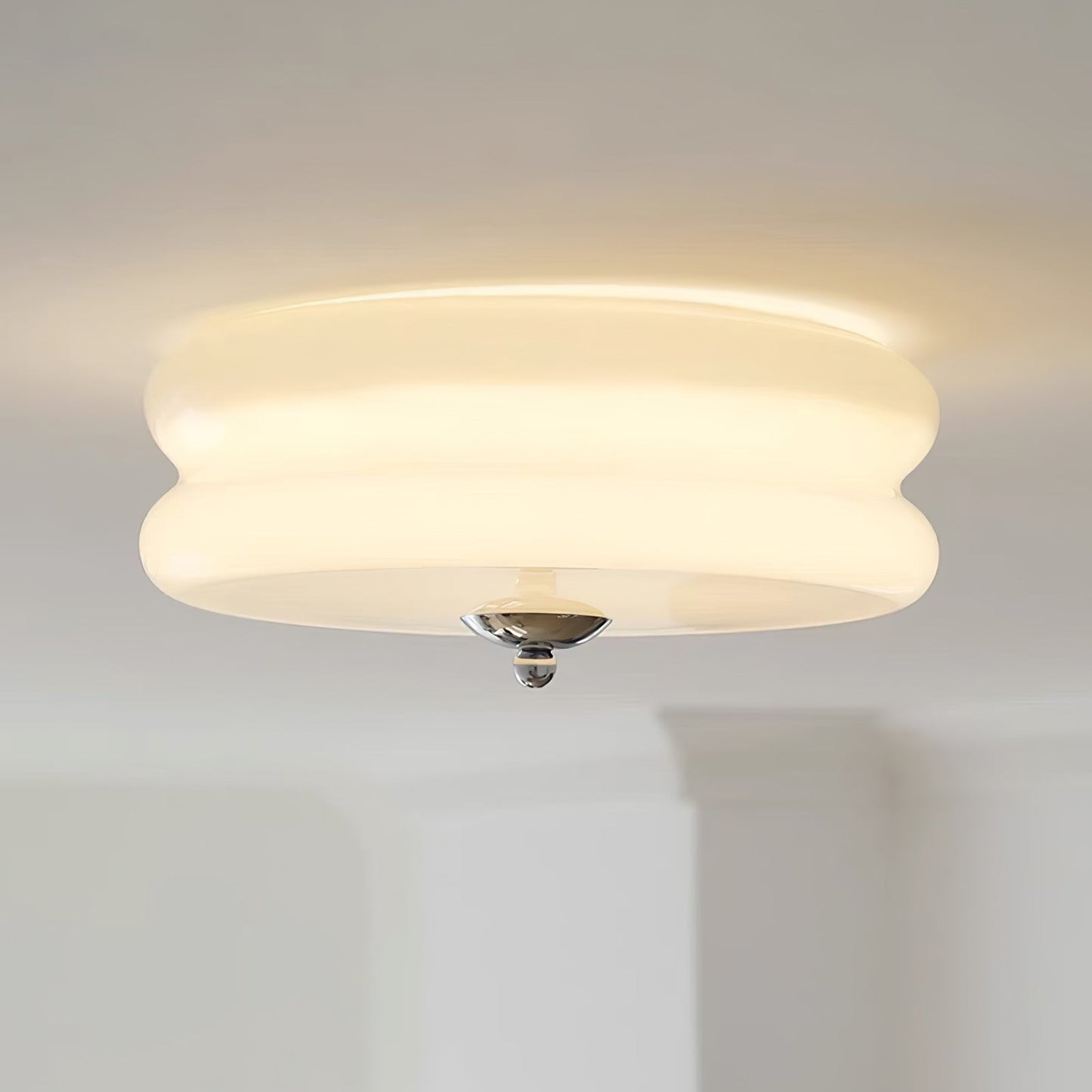 Lustra Plafondlamp Art Déco Vintage Glas
