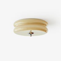 Lustra Plafondlamp Art Déco Vintage Glas