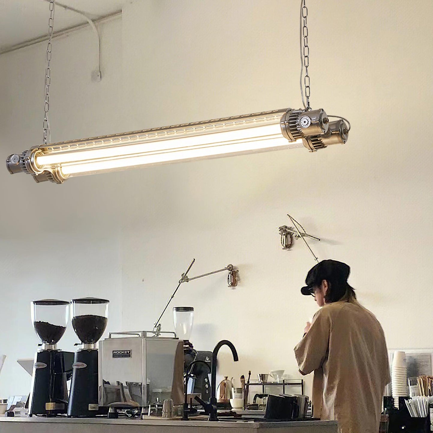 Arsorisra Lineaire Industriële Hanglamp