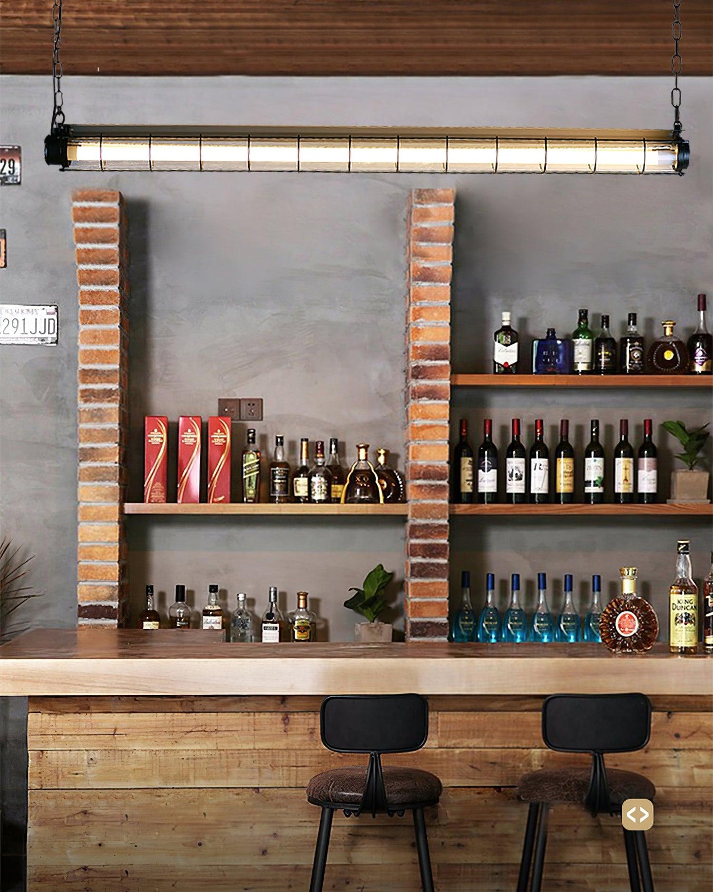 Arsorisra Lineaire Industriële Hanglamp