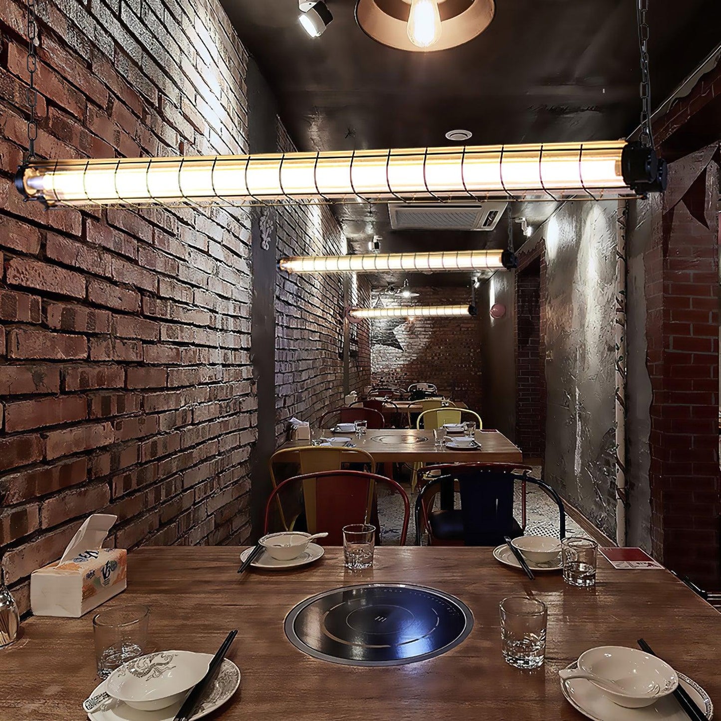 Arsorisra Lineaire Industriële Hanglamp