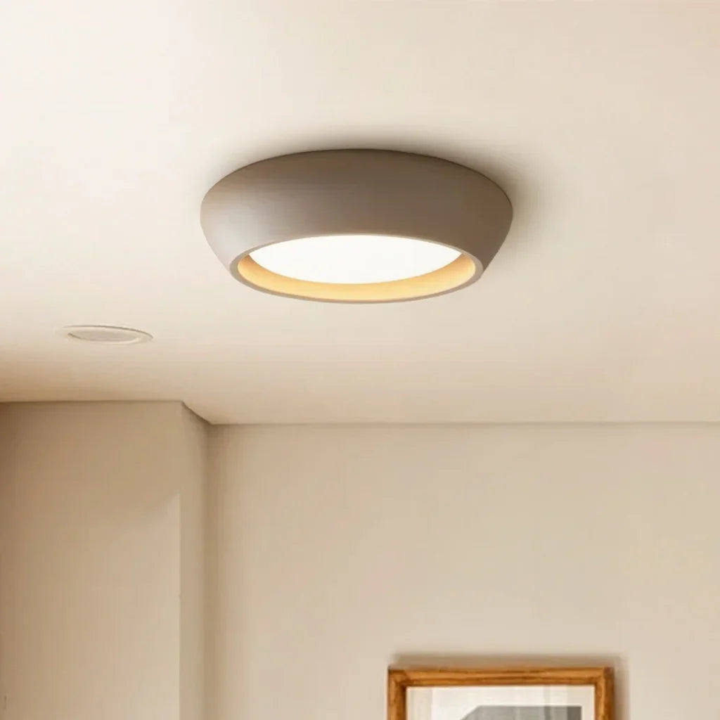 Astoria Minimalistische Cement Plafondlamp